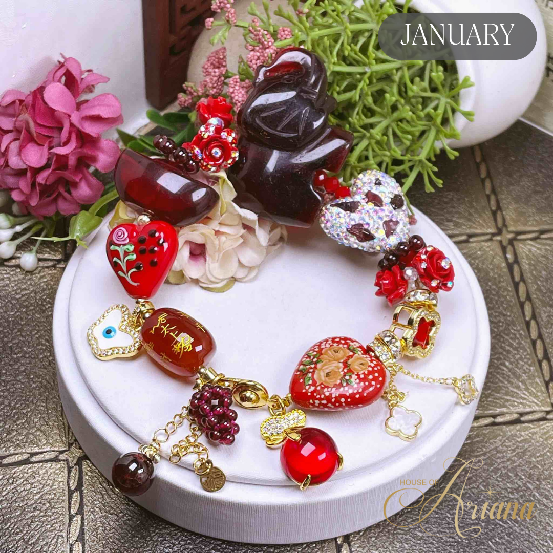 Ceres All-in-One Crystal Birthstone Prosperity Bracelet