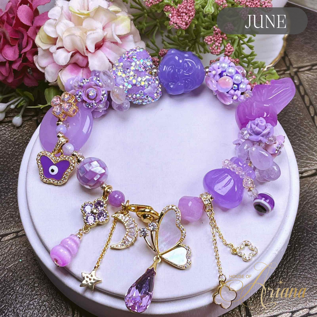 Ceres All-in-One Crystal Birthstone Prosperity Bracelet