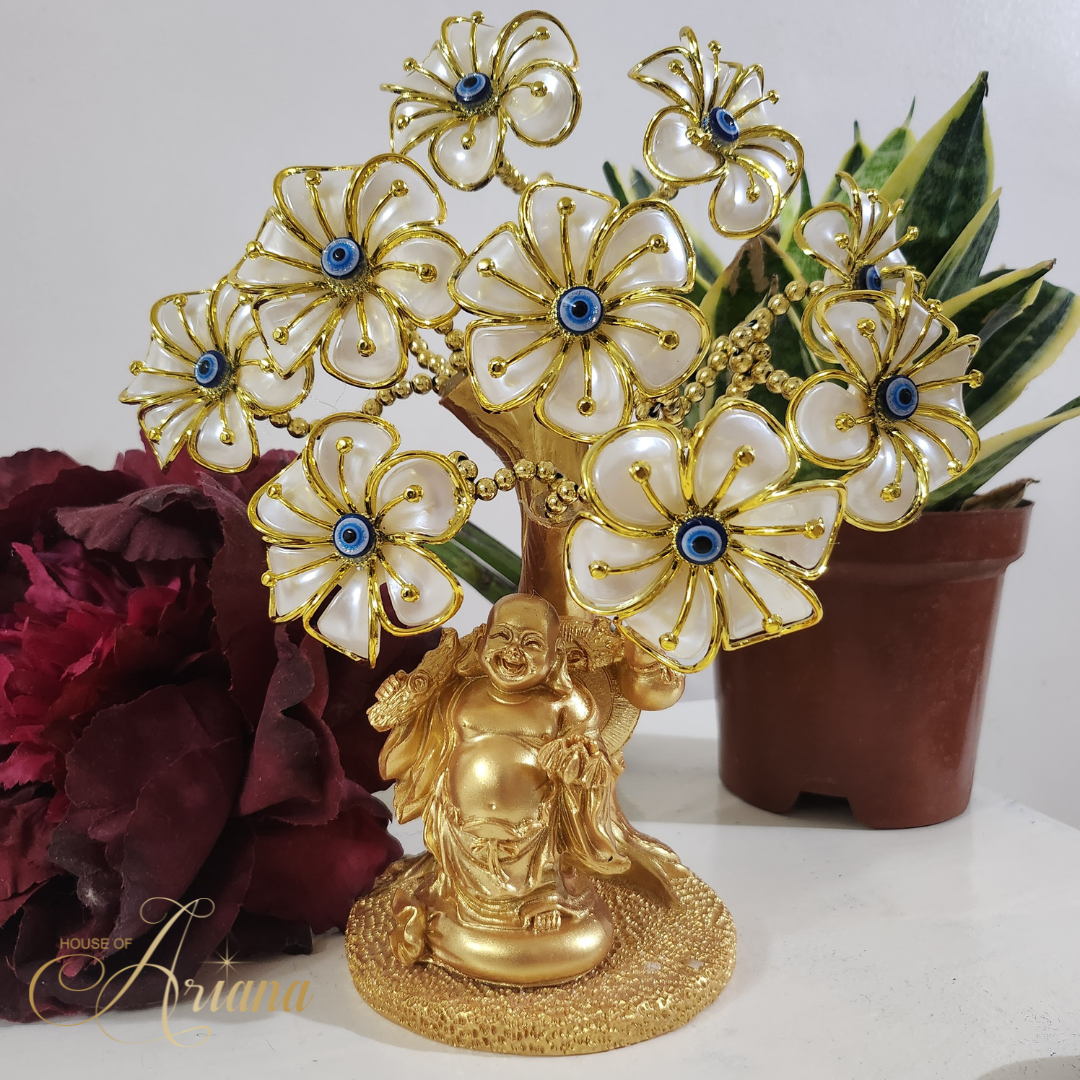 Prosperity and Protection Wish-Fulfilling Laughing Buddha Tree