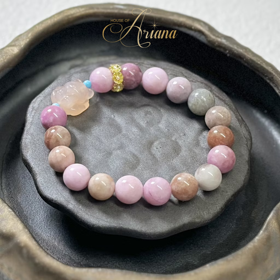 Love Attraction Nine-Tailed Fox Agate Crystal Bracelet