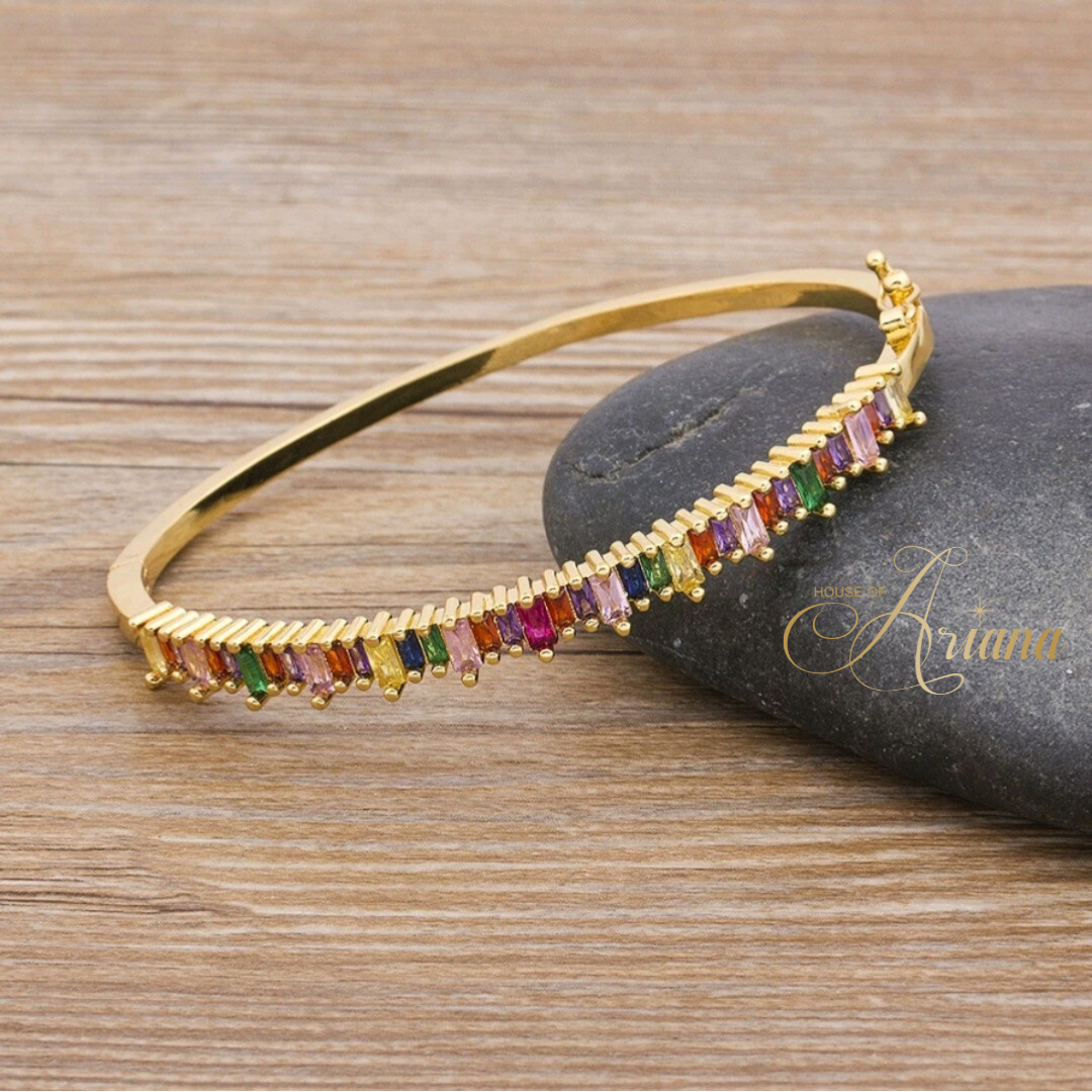 Paris Zirconia Chakra Bangle