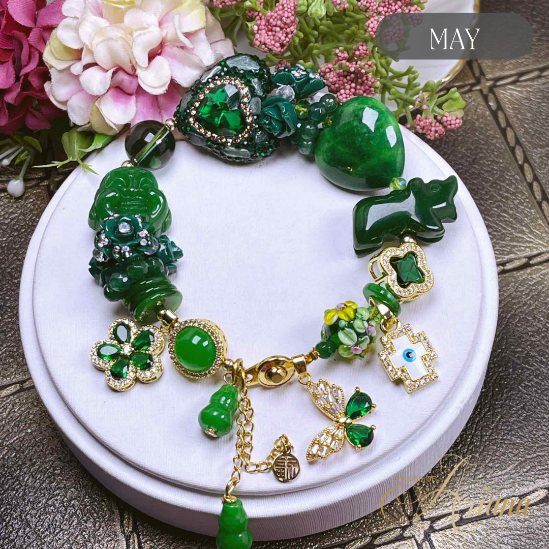 Ceres All-in-One Crystal Birthstone Prosperity Bracelet