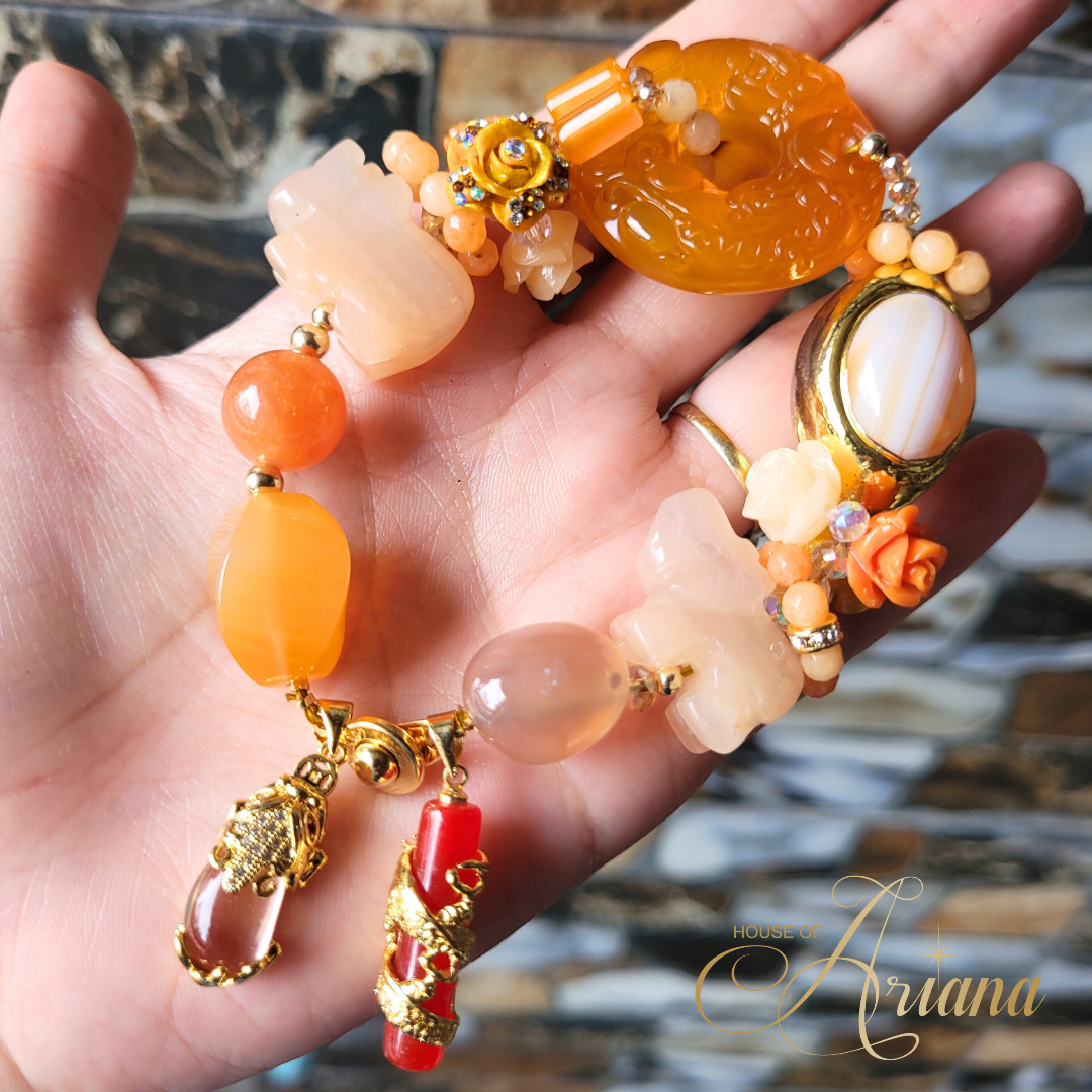 Celestial Golden Dragon's Blessing Bracelet