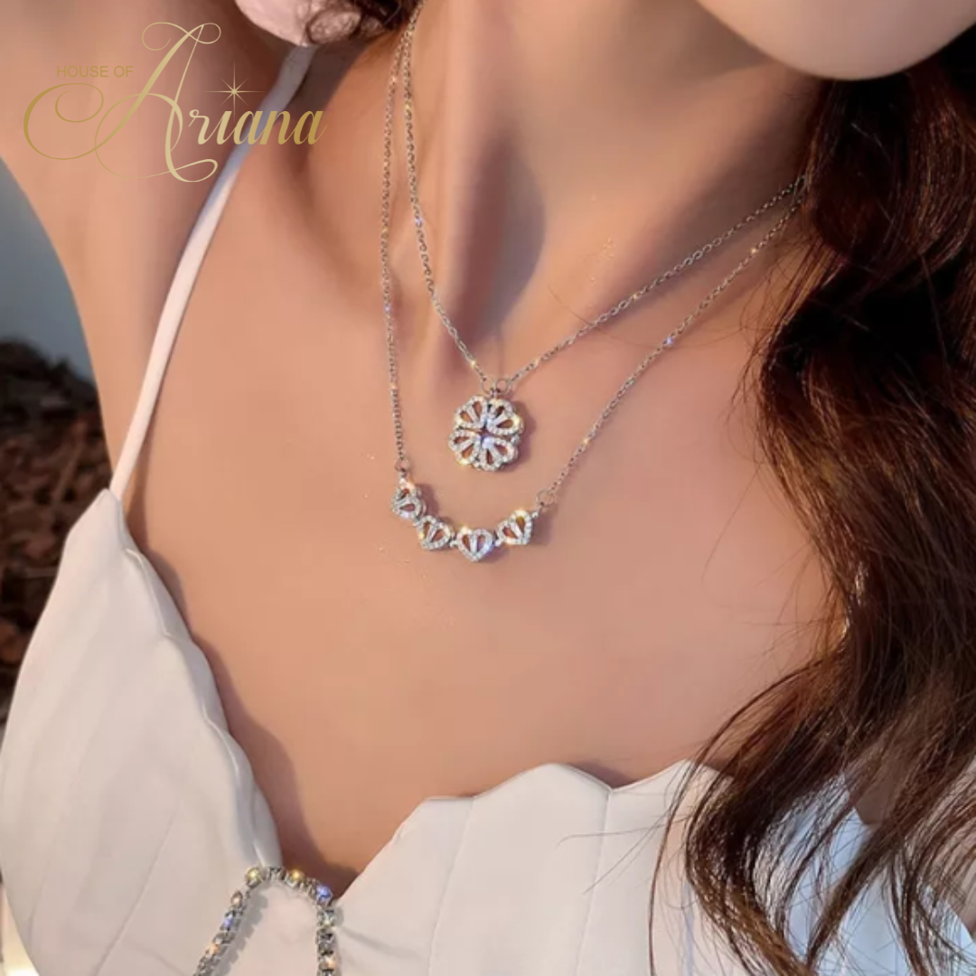 Sophia's Clover 2-in-1 Zircon Necklace