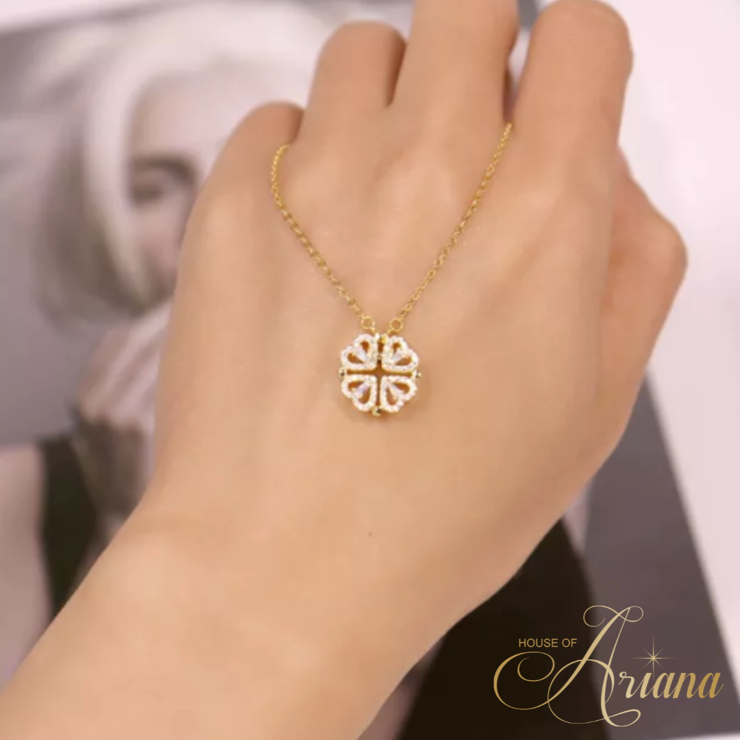 Sophia's Clover 2-in-1 Zircon Necklace
