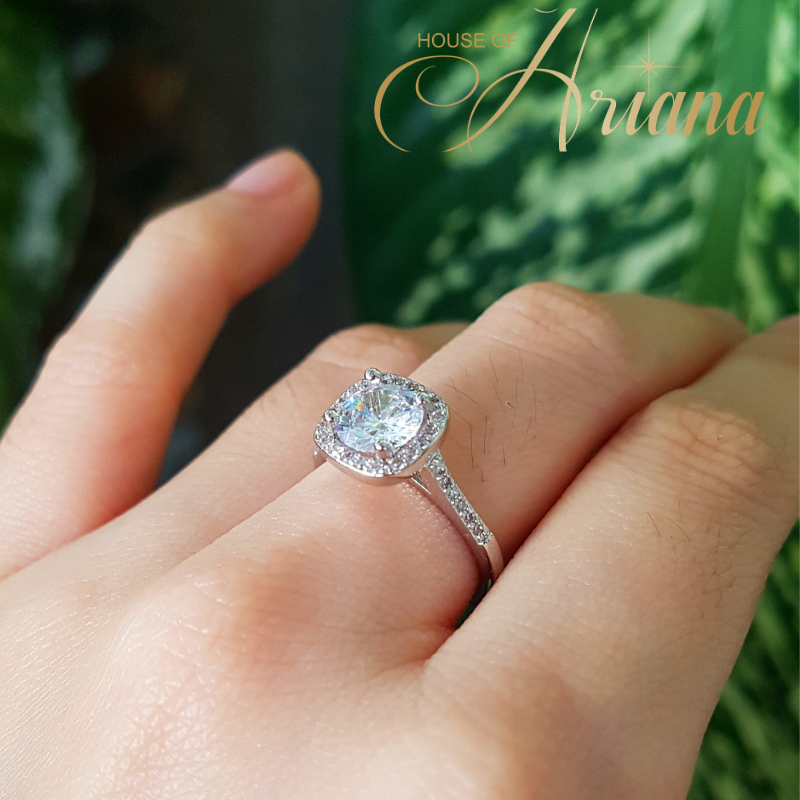Athena White Sapphire Ring