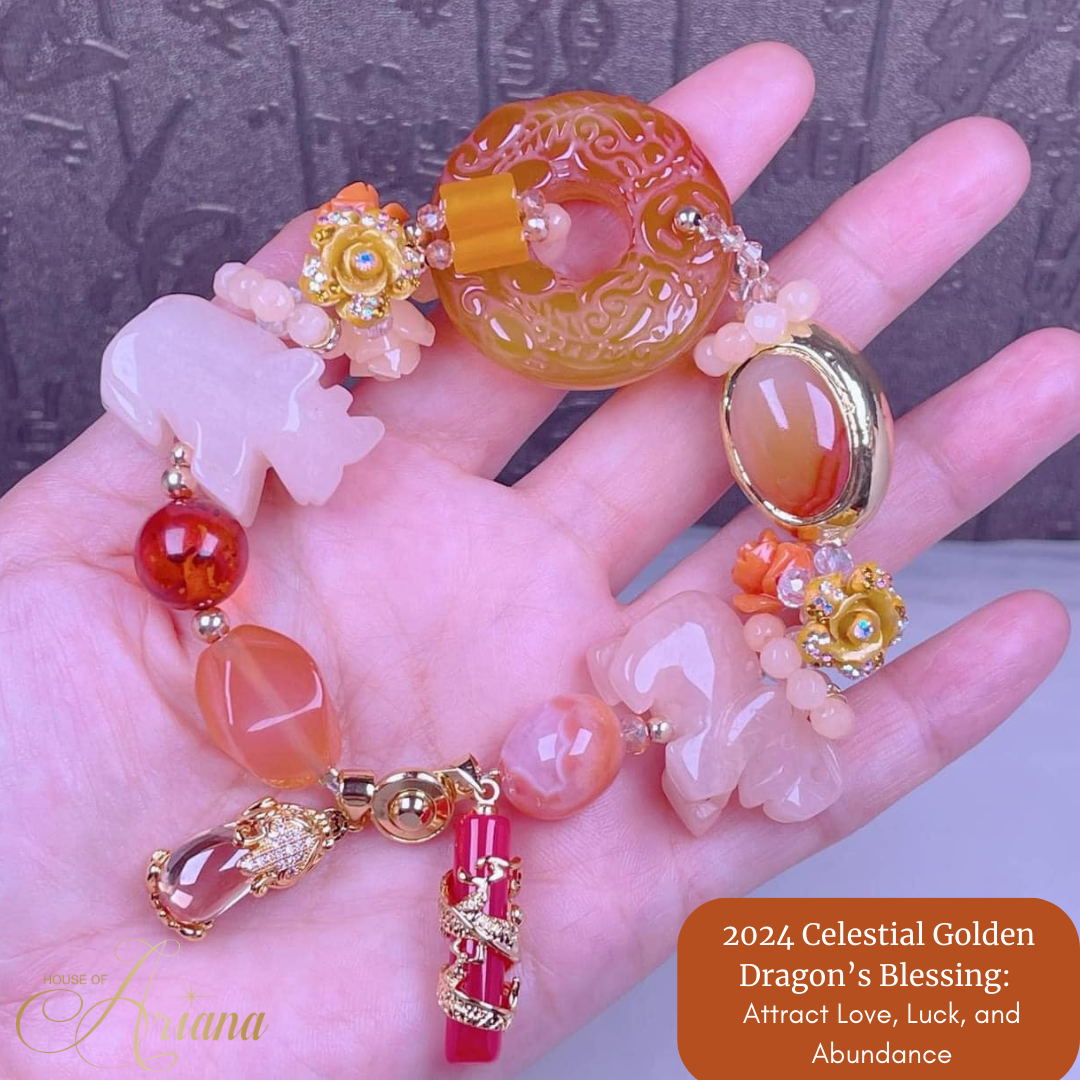 Celestial Golden Dragon's Blessing Bracelet