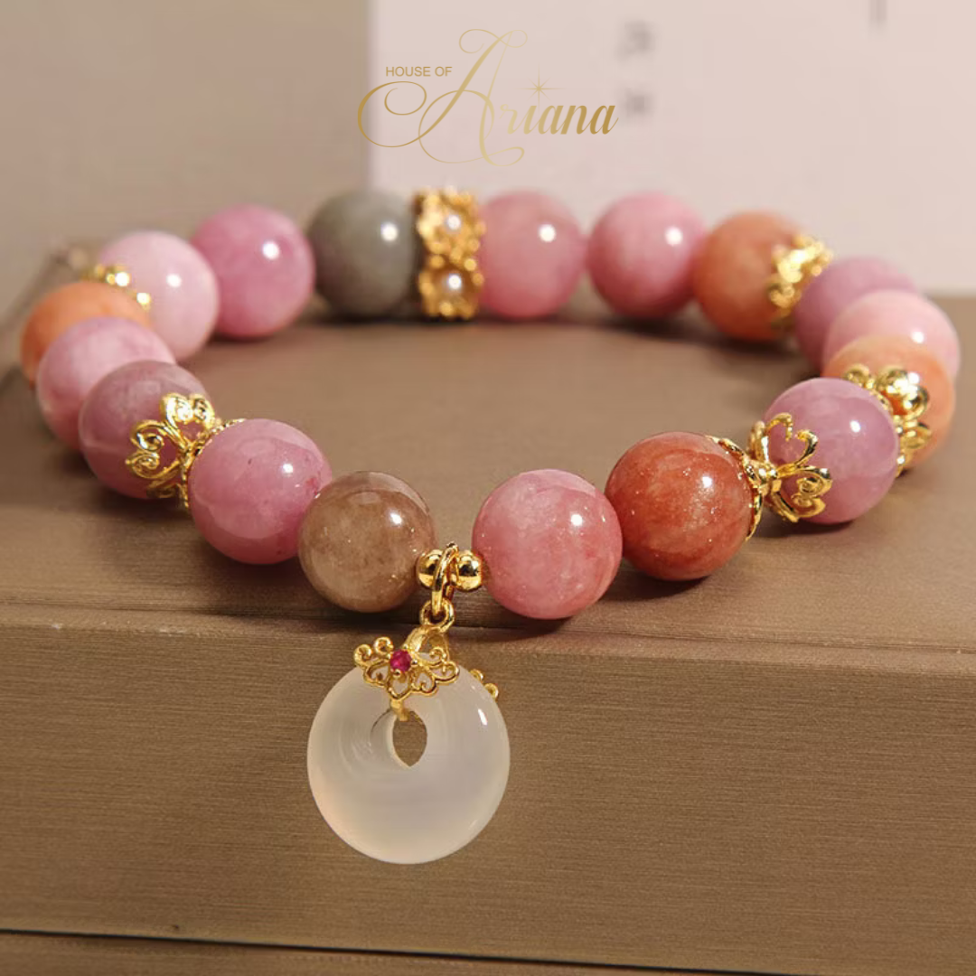 Inanna Love & Marriage Crystal Bracelet (Pink Tourmaline)