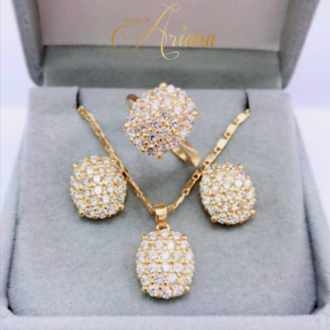 Daphne Zirconia Jewelry Set