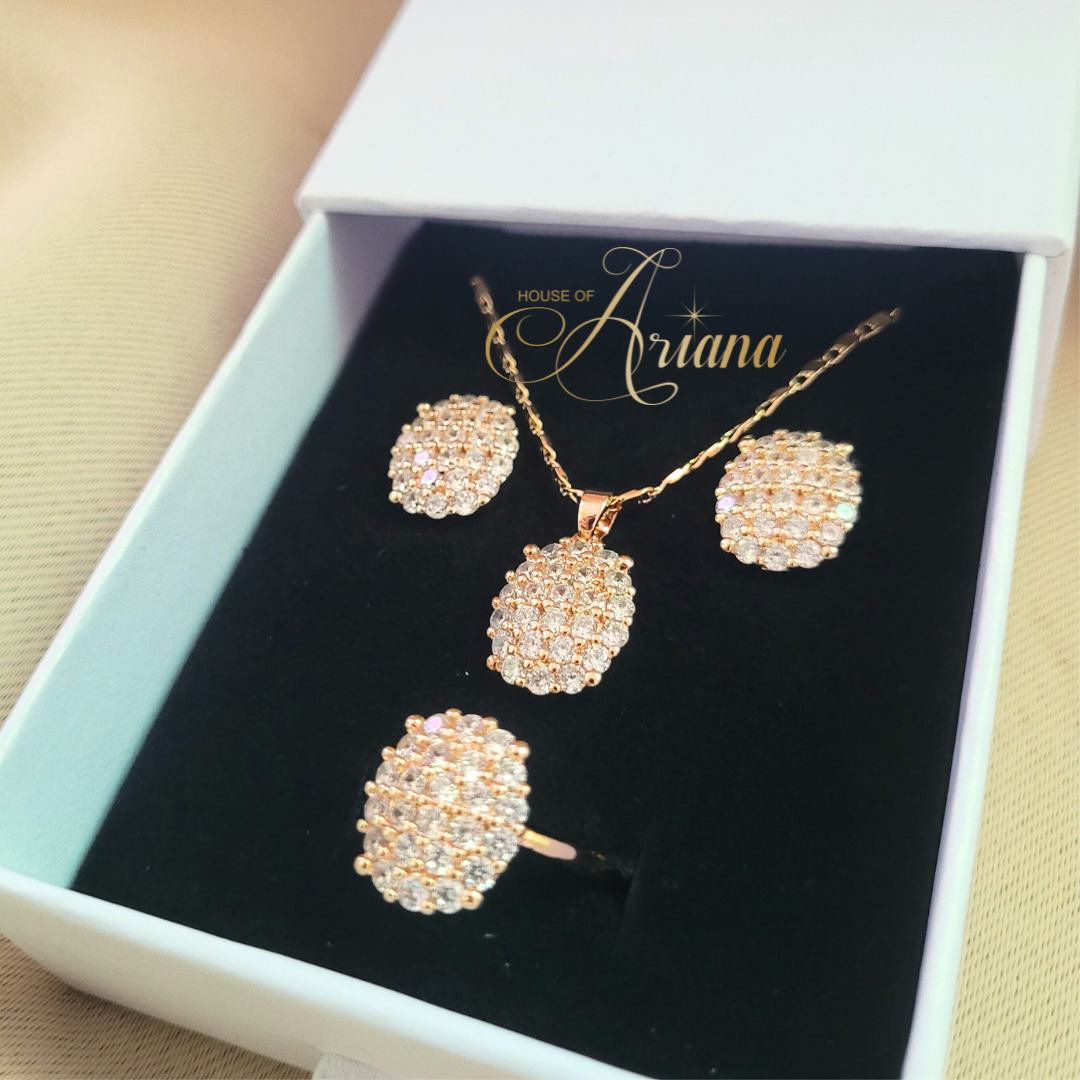 Daphne Zirconia Jewelry Set