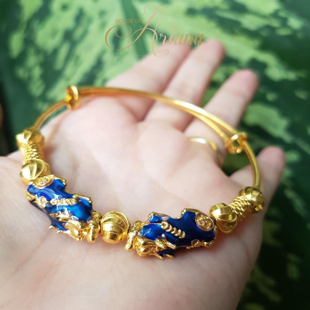 Infinity Double Piyao Prosperity Bangle (Color-Adapting)