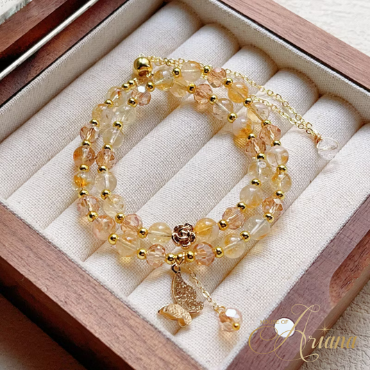 Aurora Natural Citrine Wealth Bracelet