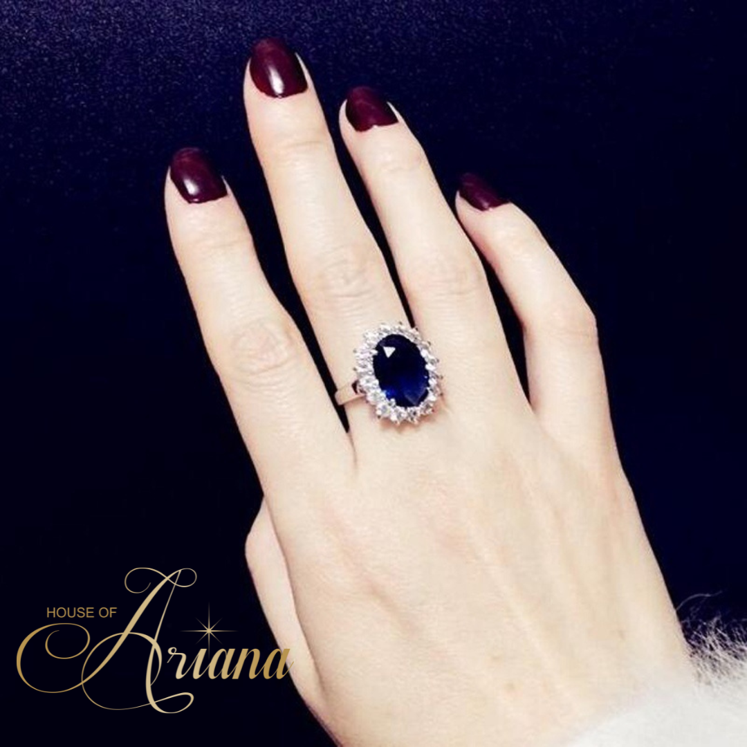 Diana Blue Sapphire Ring