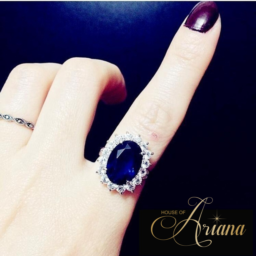 Diana Blue Sapphire Ring