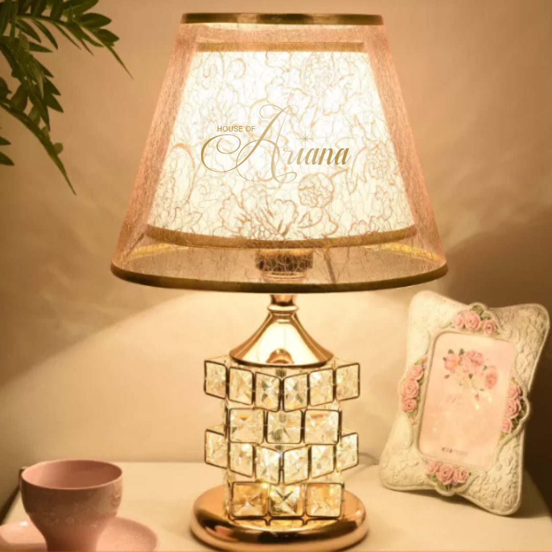 Alessandra Victorian Crystal Lamp