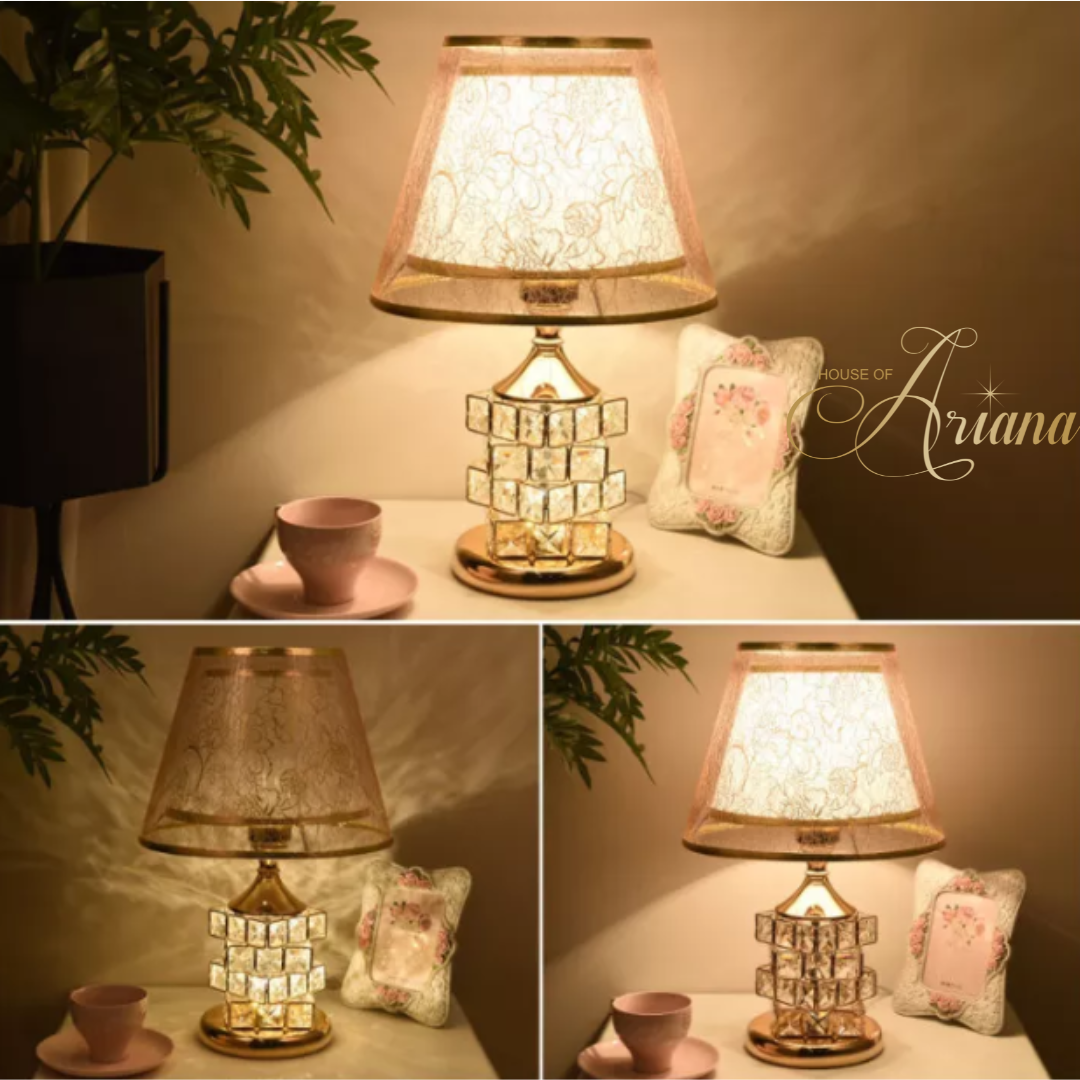 Alessandra Victorian Crystal Lamp