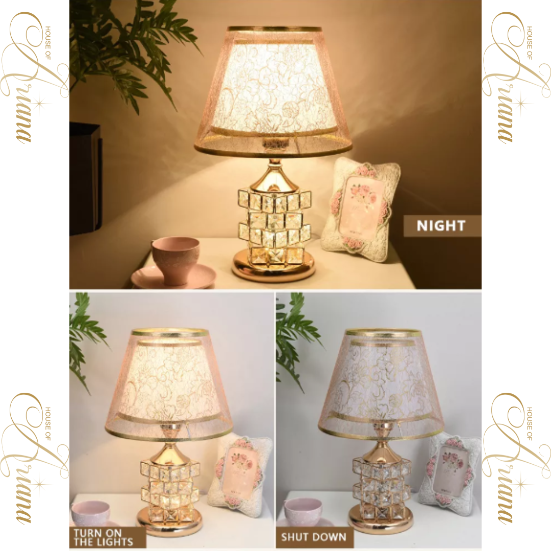 Alessandra Victorian Crystal Lamp