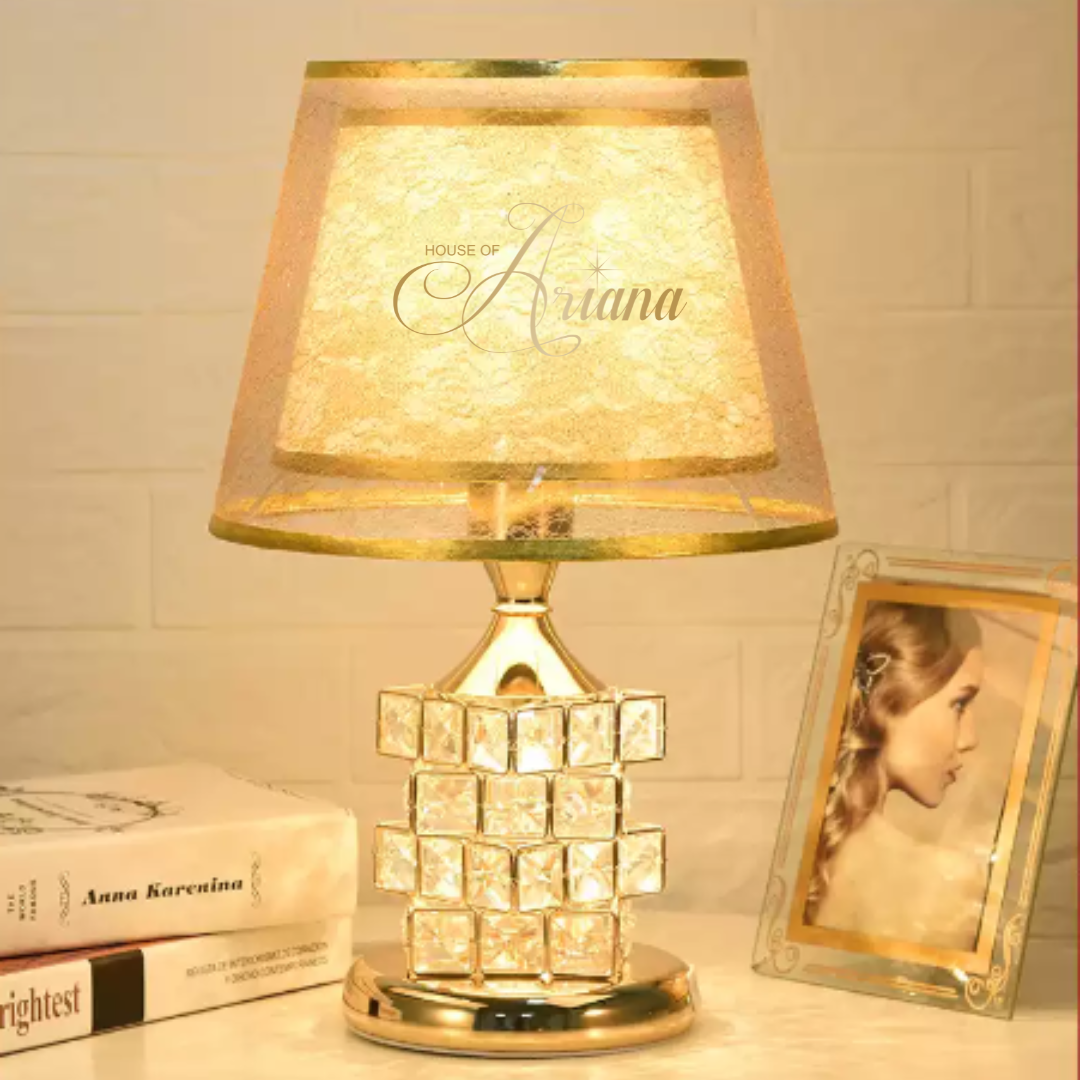 Alessandra Victorian Crystal Lamp