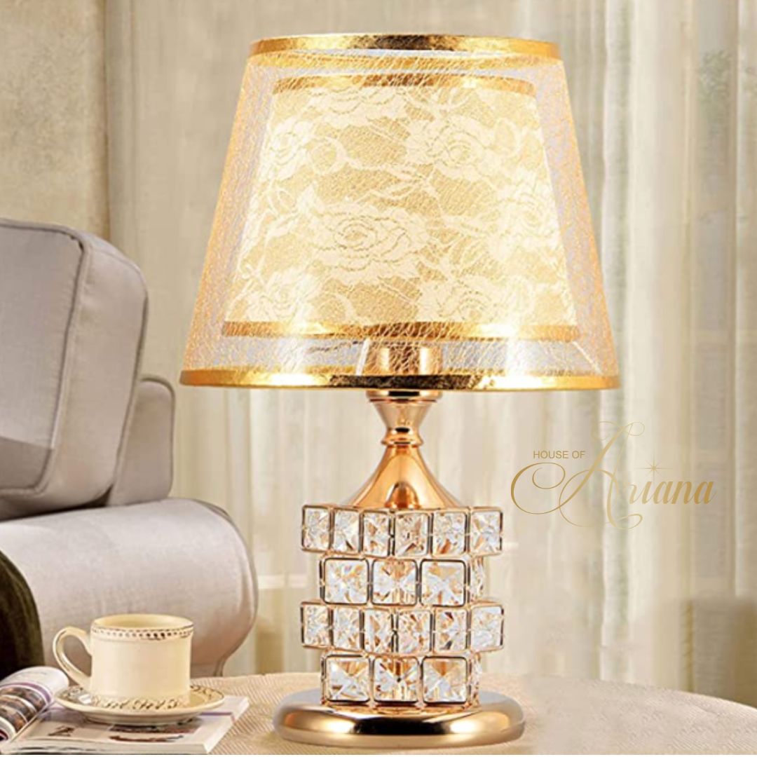 Alessandra Victorian Crystal Lamp