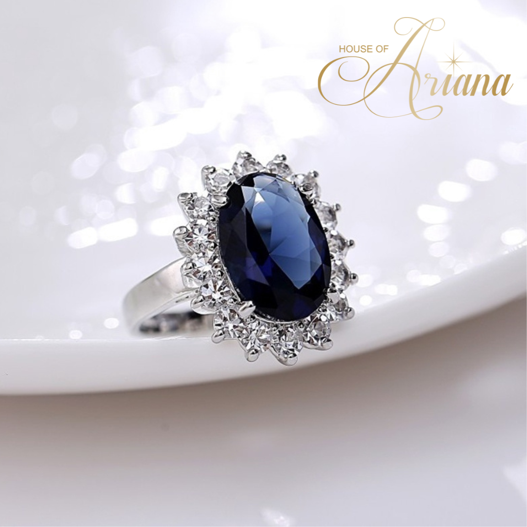 Diana Blue Sapphire Ring