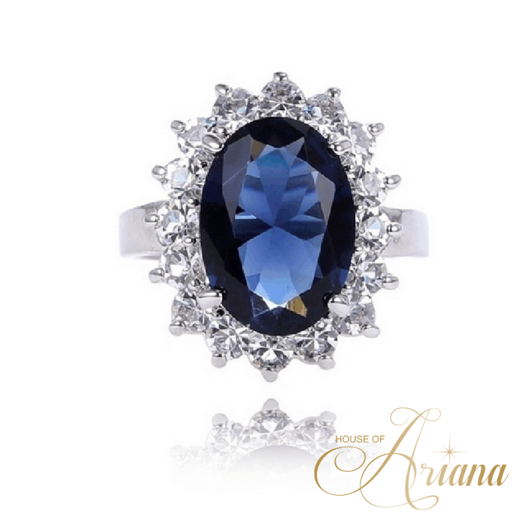 Diana Blue Sapphire Ring