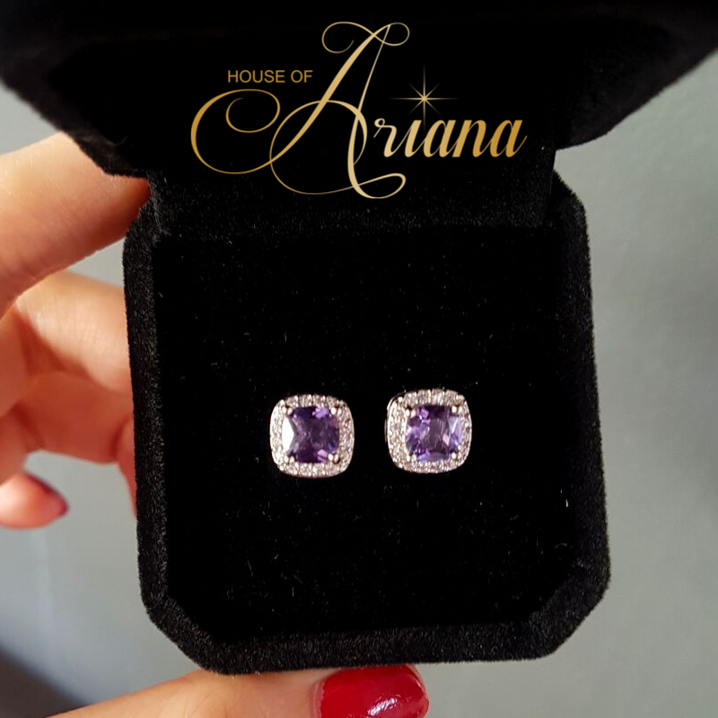 Elize Amethyst Earrings