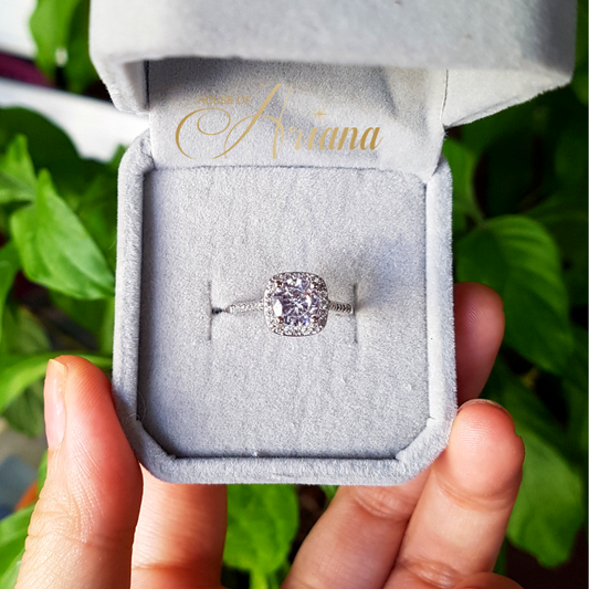 Athena White Sapphire Ring