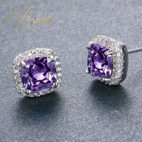 Elize Amethyst Earrings