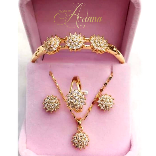 Aleah Zirconia Jewelry Set