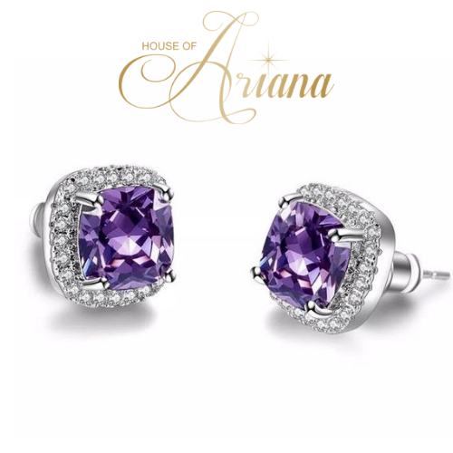 Elize Amethyst Earrings