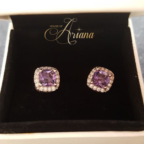 Elize Amethyst Earrings